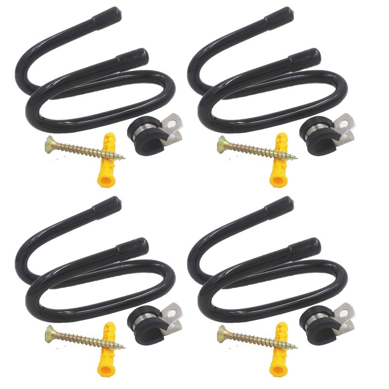 YYST Skateboard Wall Mount Wall Hanger Rack Storage Display - W/Hardware - No Board Included - W Style - 4/PK - Image 2